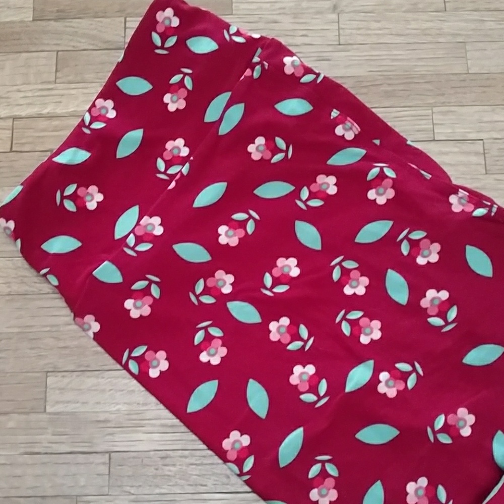 LuLaRoe TC flower leggings